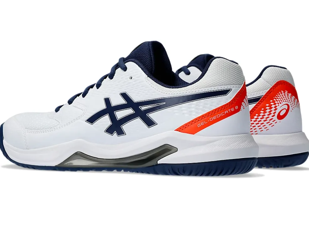 Best ASICS GEL-DEDICATE 8 White/Blue Expanse