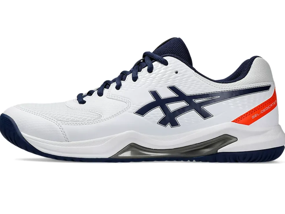 Best ASICS GEL-DEDICATE 8 White/Blue Expanse