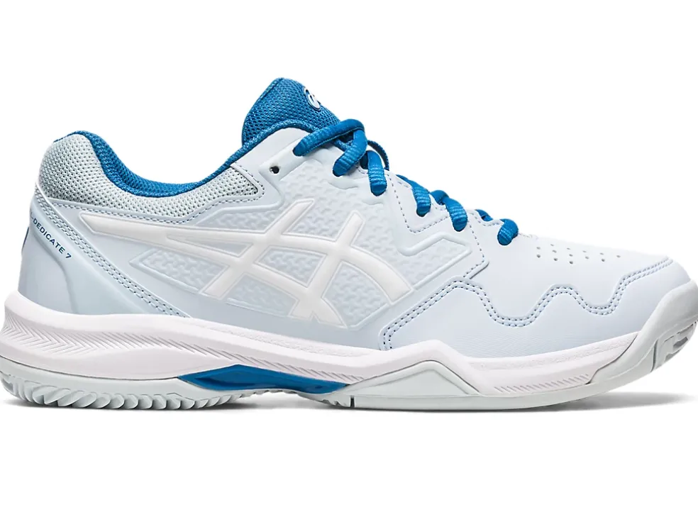Best ASICS GEL-DEDICATE 7 CLAY Sky/White