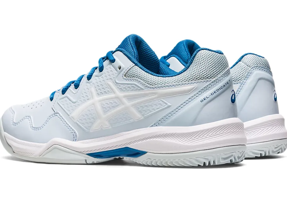 Best ASICS GEL-DEDICATE 7 CLAY Sky/White