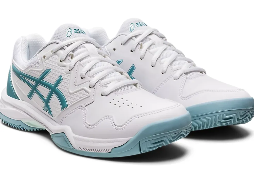 Best ASICS GEL-DEDICATE 7 CLAY White/Smoke Blue