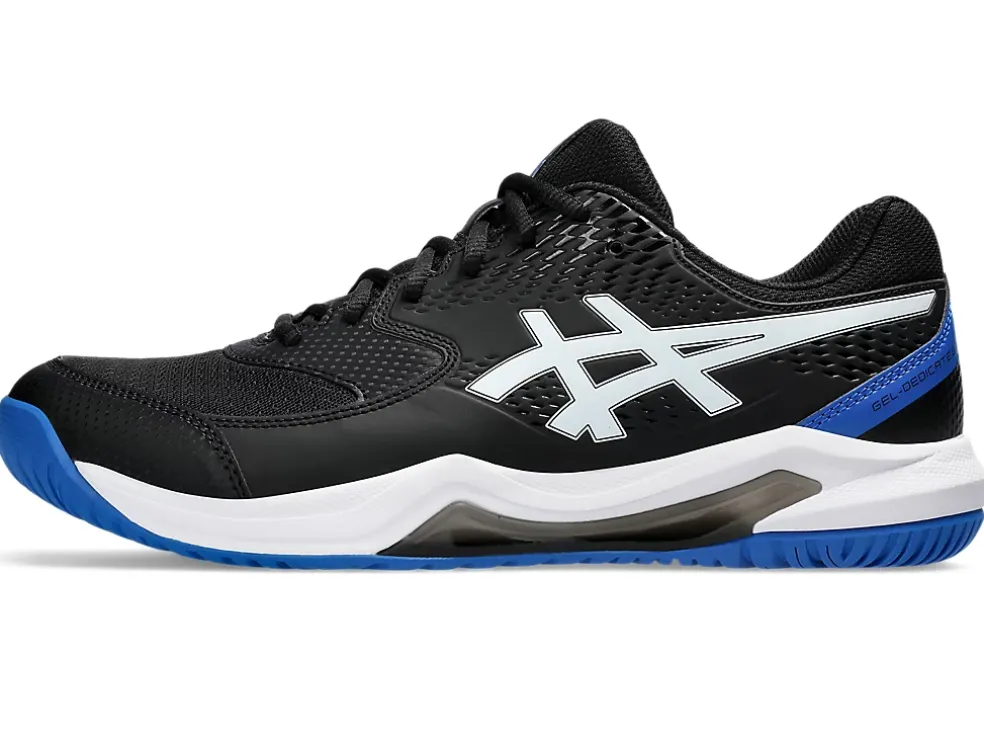 Outlet ASICS GEL-DEDICATE 8 WIDE Black/Tuna Blue