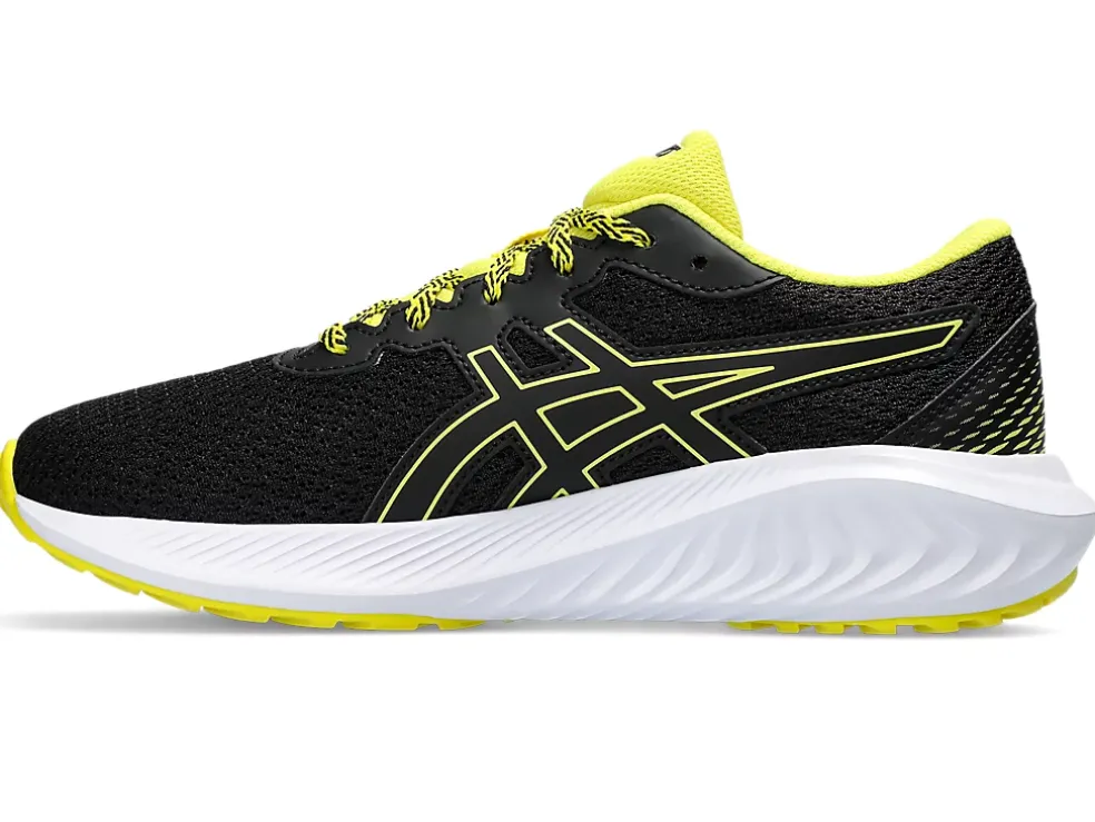 Sale ASICS GEL-EXCITE 10 GRADE SCHOOL Black/Bright Yellow
