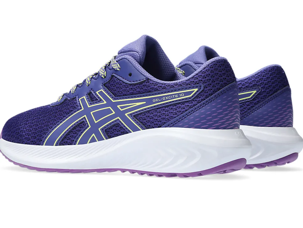 Discount ASICS GEL-EXCITE 10 GRADE SCHOOL Eggplant/Glow Yellow