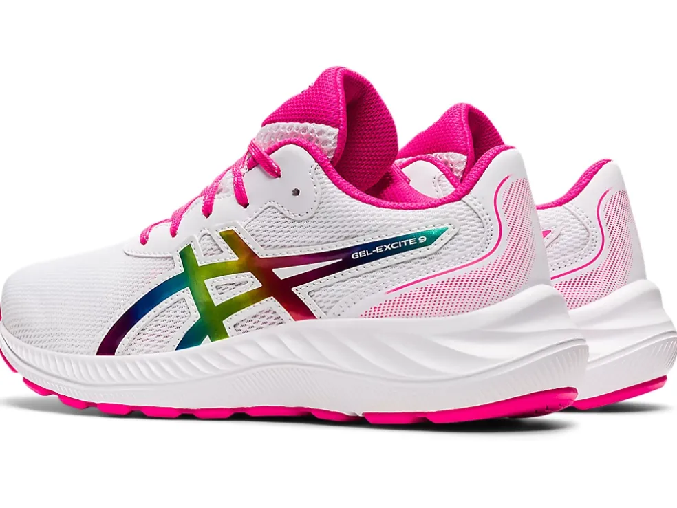 Store ASICS GEL-EXCITE 9 GRADE SCHOOL White/Pink Glo