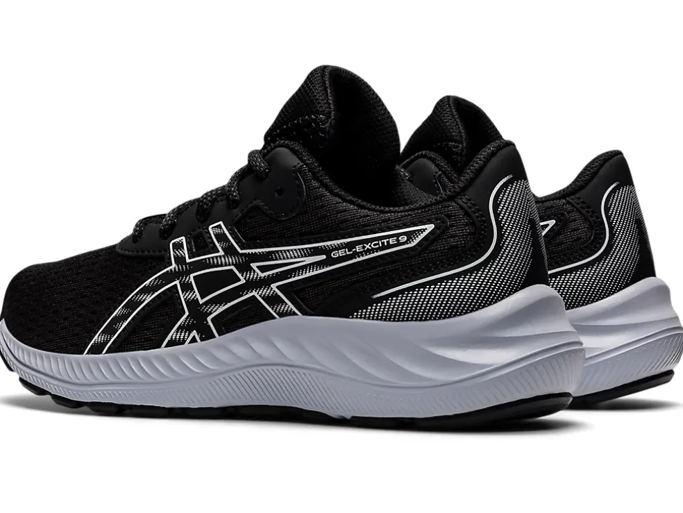 Best ASICS GEL-EXCITE 9 GRADE SCHOOL Black/White