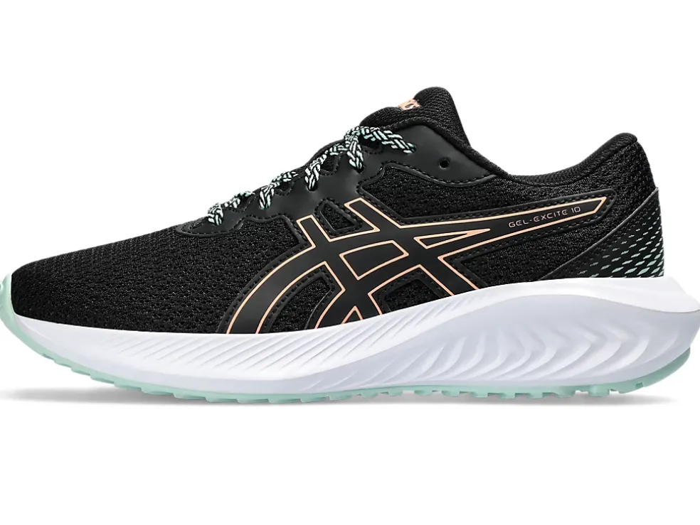 Cheap ASICS GEL-EXCITE 10 GRADE SCHOOL Black/Bright Sunstone