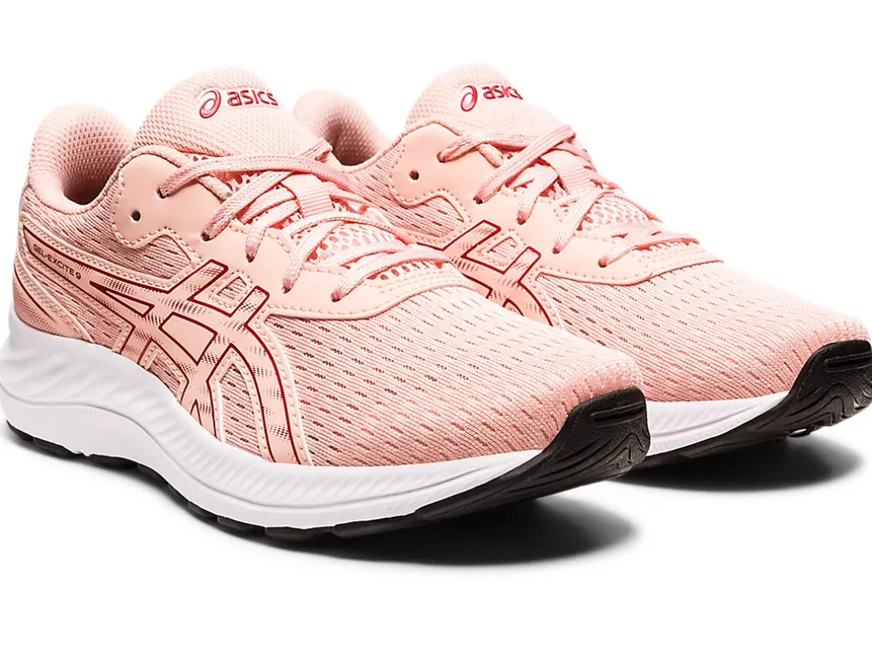 Clearance ASICS GEL-EXCITE 9 GRADE SCHOOL Frosted Rose/Cranberry