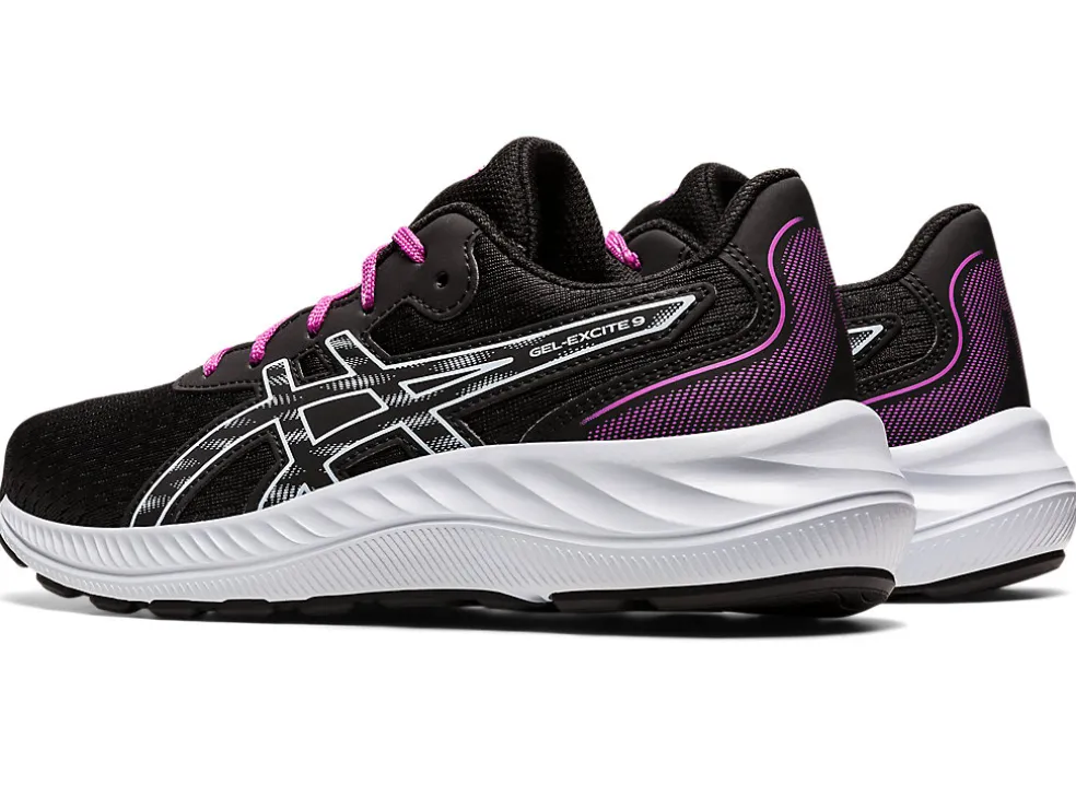 Store ASICS GEL-EXCITE 9 GRADE SCHOOL Black/Soft Sky