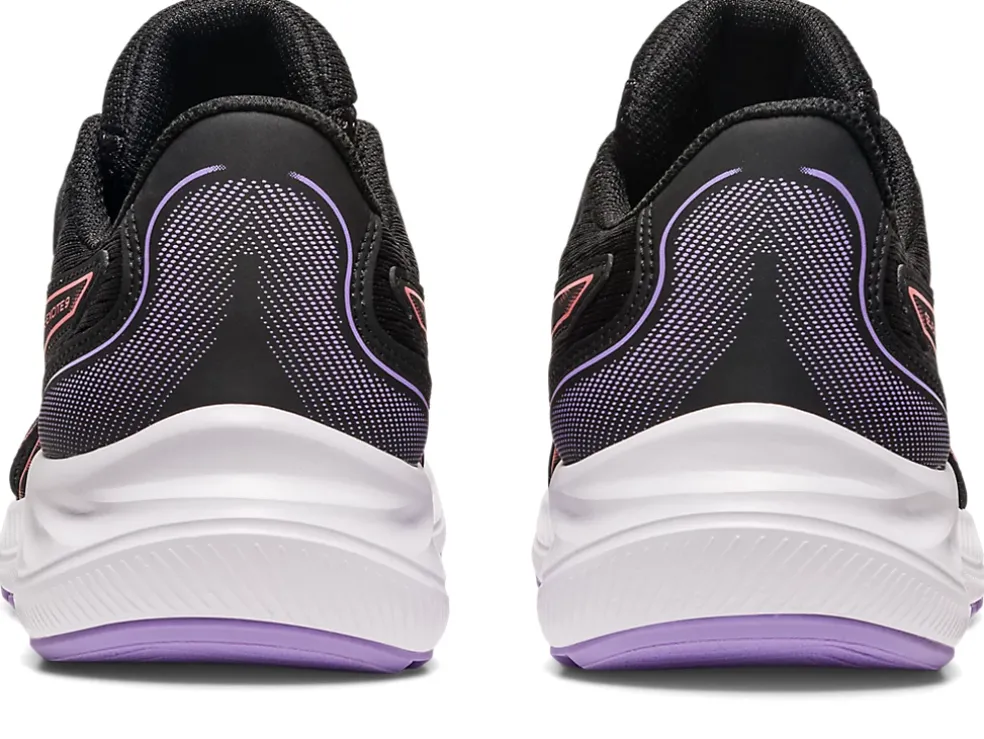 Shop ASICS GEL-EXCITE 9 GRADE SCHOOL Black/Papaya