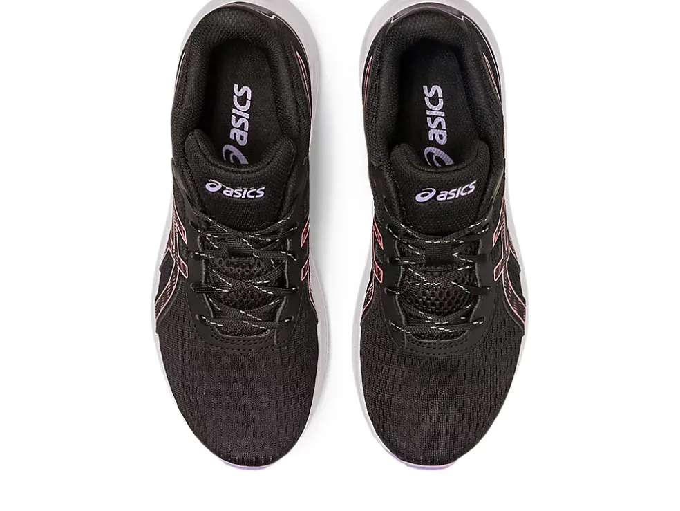 Shop ASICS GEL-EXCITE 9 GRADE SCHOOL Black/Papaya