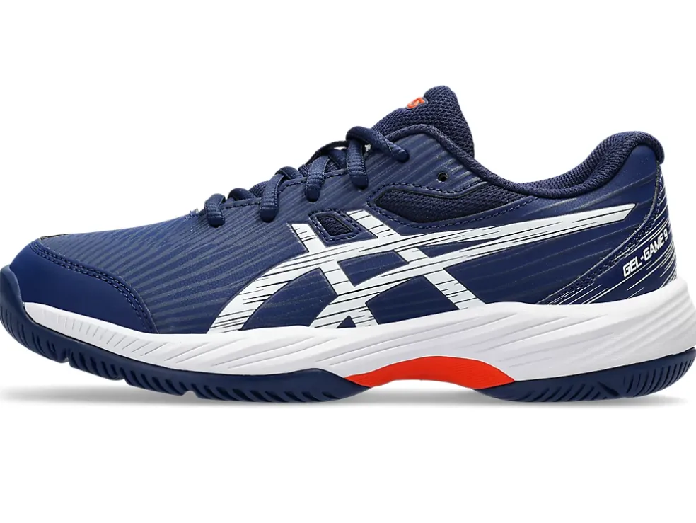 Clearance ASICS GEL-GAME 9 GRADE SCHOOL Blue Expanse/White