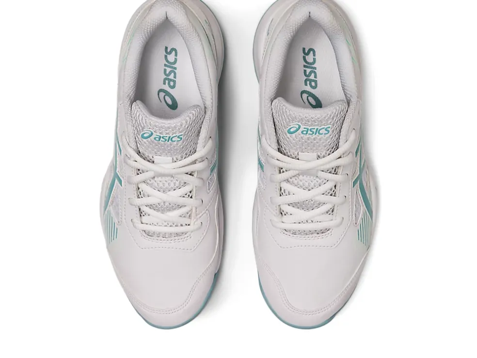 Shop ASICS GEL-GAME 8 GRADE SCHOOL White/Smoke Blue