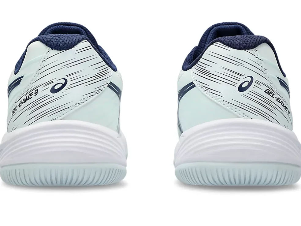 Clearance ASICS GEL-GAME 9 GRADE SCHOOL Pale Mint/Blue Expanse