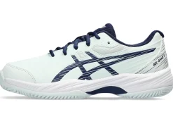 Shop ASICS GEL-GAME 9 GRADE SCHOOL CLAY/OC Pale Mint/Blue Expanse