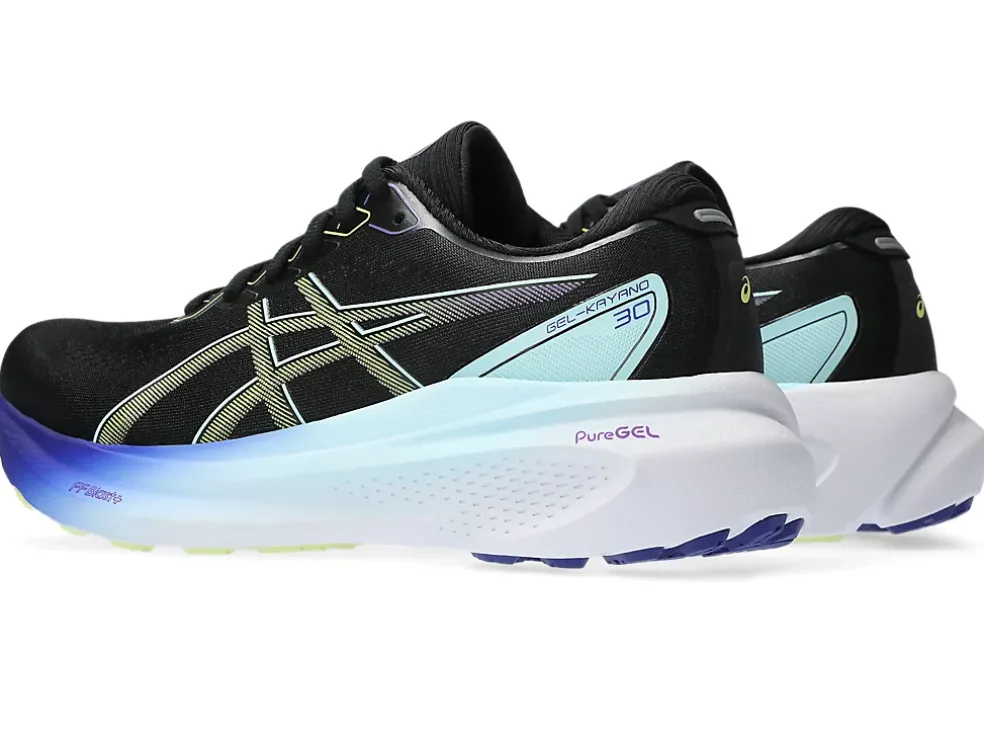 Best ASICS GEL-KAYANO 30 Black/Glow Yellow