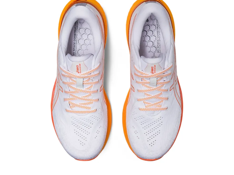 Best ASICS GEL-KAYANO 29 White/Nova Orange
