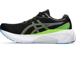 New ASICS GEL-KAYANO 30 Black/Electric Lime