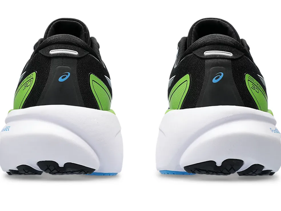 New ASICS GEL-KAYANO 30 Black/Electric Lime