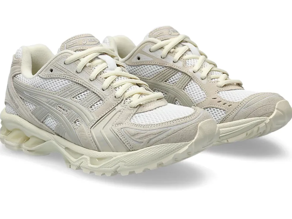 Discount ASICS GEL-KAYANO 14 White/Smoke Grey