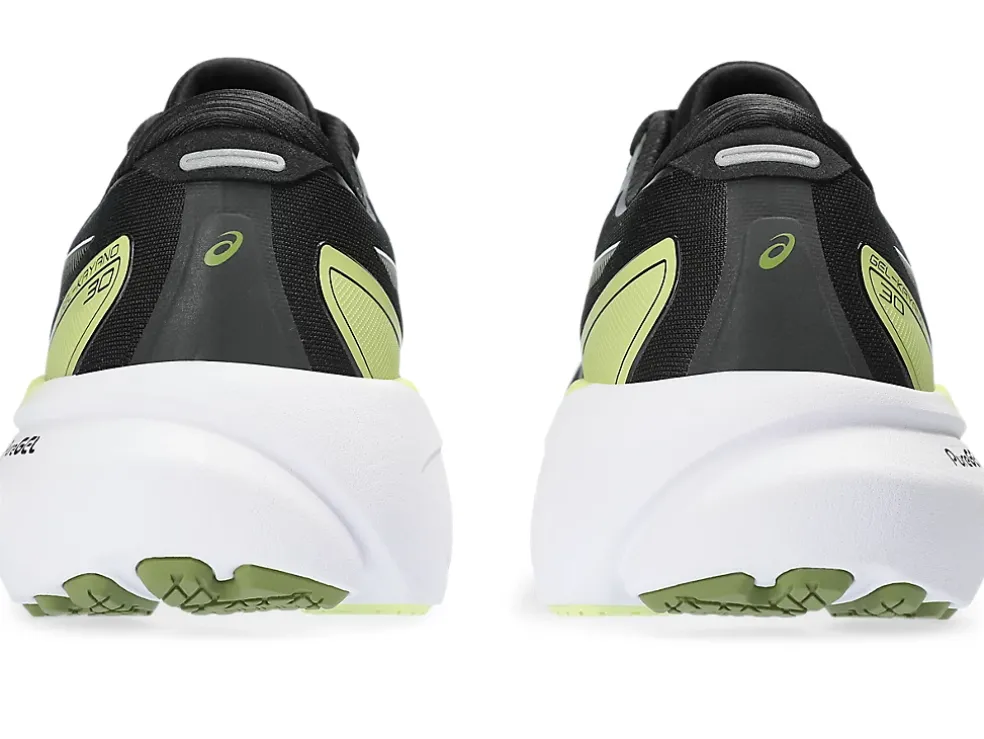 Cheap ASICS GEL-KAYANO 30 EXTRA WIDE Black/Glow Yellow
