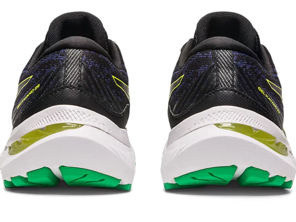 Shop ASICS GEL-KAYANO 29 GRADE SCHOOL Black/Lime Zest