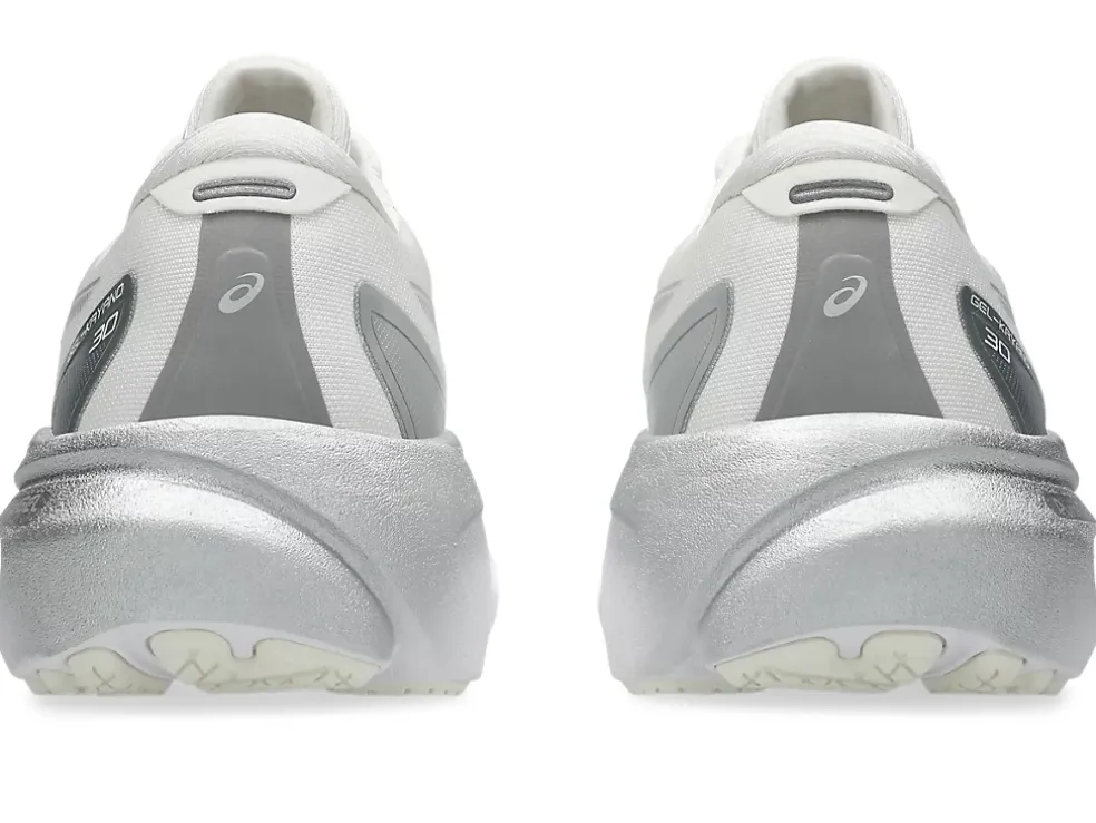 Cheap ASICS GEL-KAYANO 30 PLATINUM Real White/Pure Silver