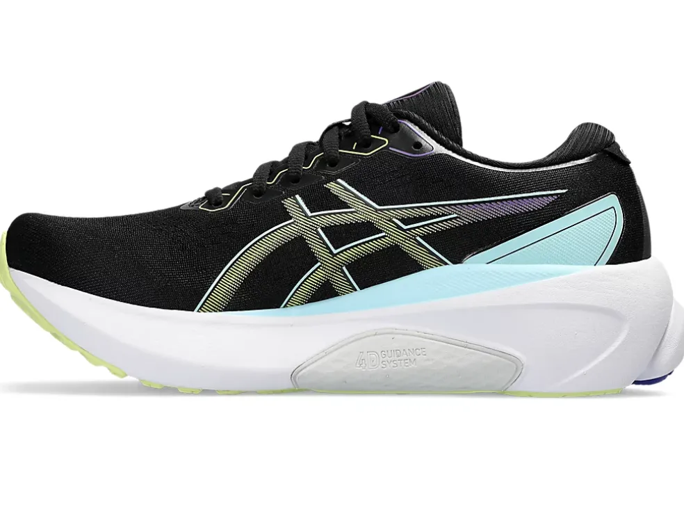 Best ASICS GEL-KAYANO 30 WIDE Black/Glow Yellow
