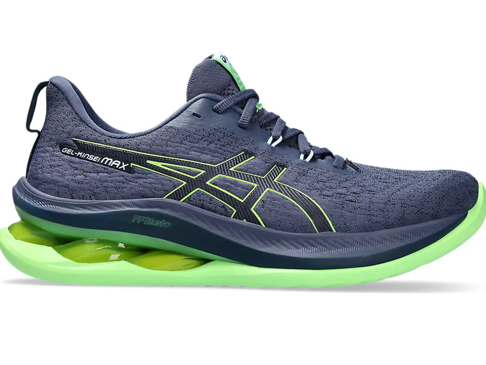 Online ASICS GEL-KINSEI MAX Thunder Blue/Electric Lime