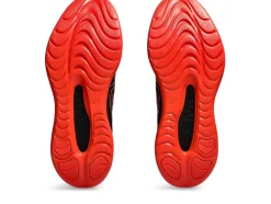 New ASICS GEL-KINSEI MAX Black/Sunrise Red