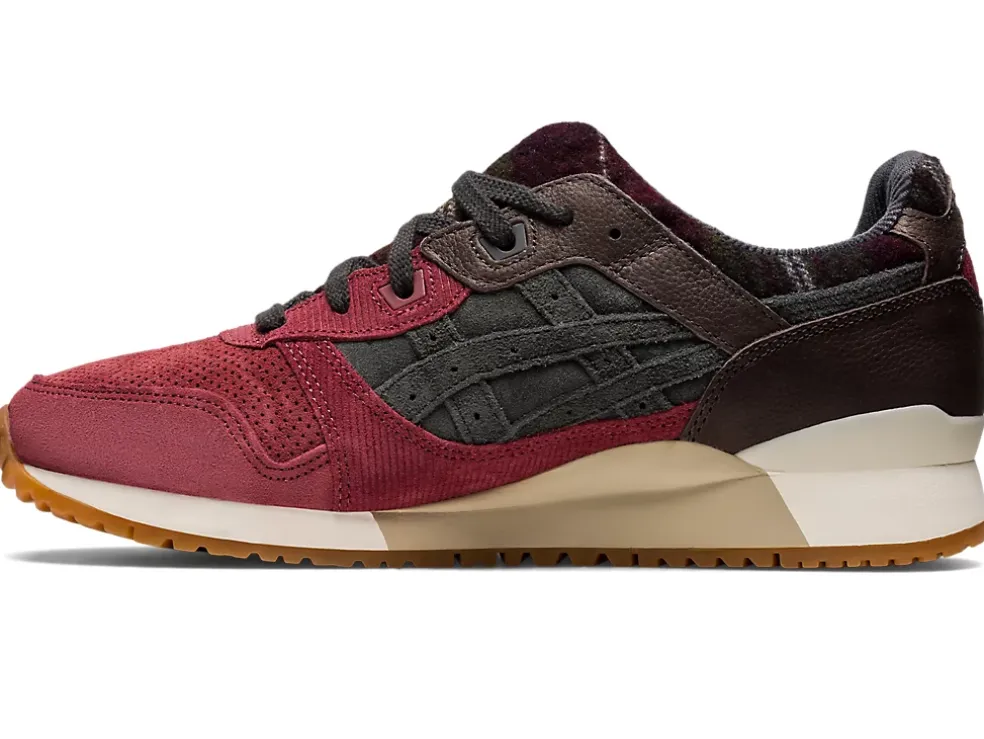 Cheap ASICS GEL-LYTE III OG Brisket Red/Obsidian Grey