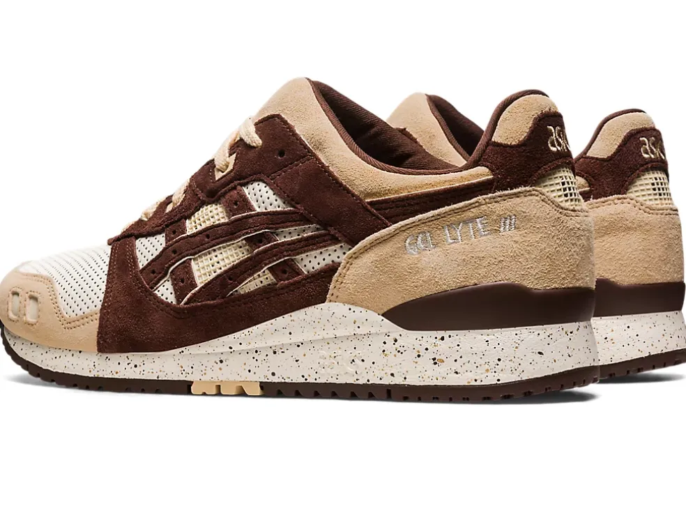 New ASICS GEL-LYTE III OG Cream/Dark Brown