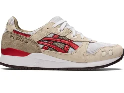 Cheap ASICS GEL-LYTE III OG Smoke Grey/Red Alert