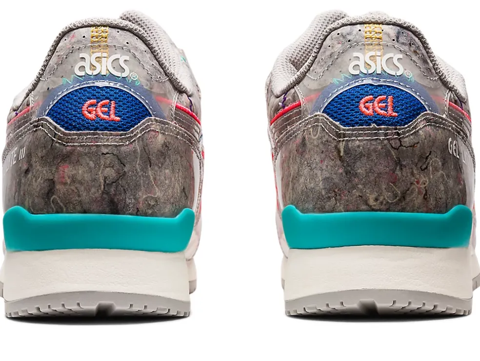 New ASICS GEL-LYTE III OG RECYCLED FELT Oyster Grey/Diva Pink