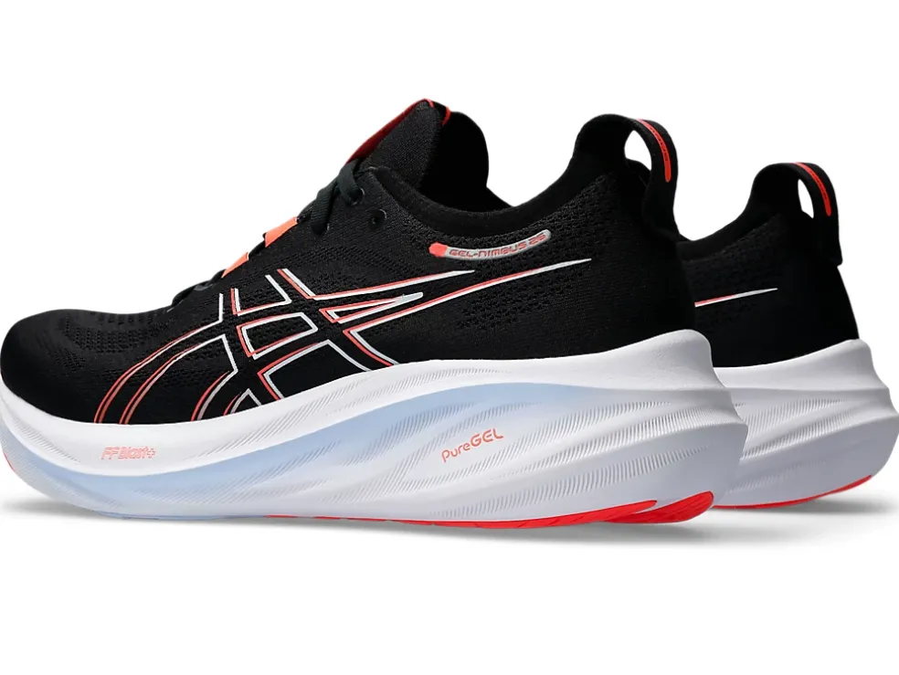 Shop ASICS GEL-NIMBUS 26 Black/True Red