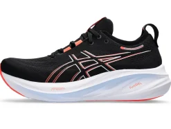 Shop ASICS GEL-NIMBUS 26 Black/True Red
