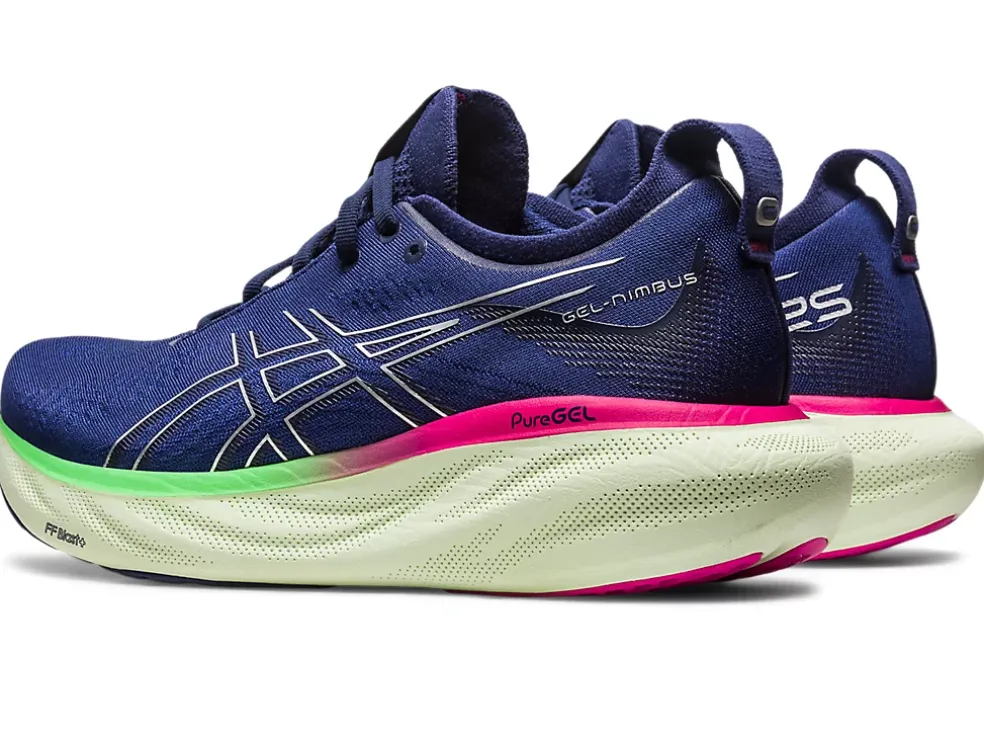 Hot ASICS GEL-NIMBUS 25 Indigo Blue/Pure Silver