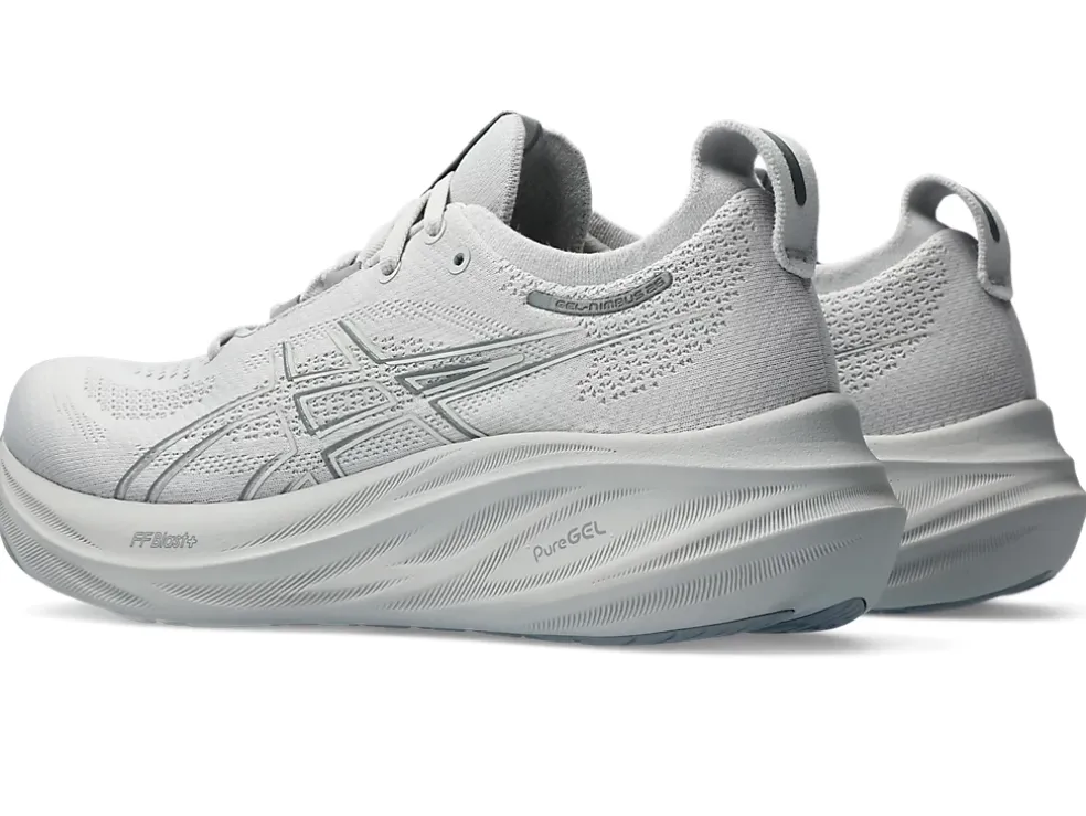 Cheap ASICS GEL-NIMBUS 26 Concrete/Pure Silver