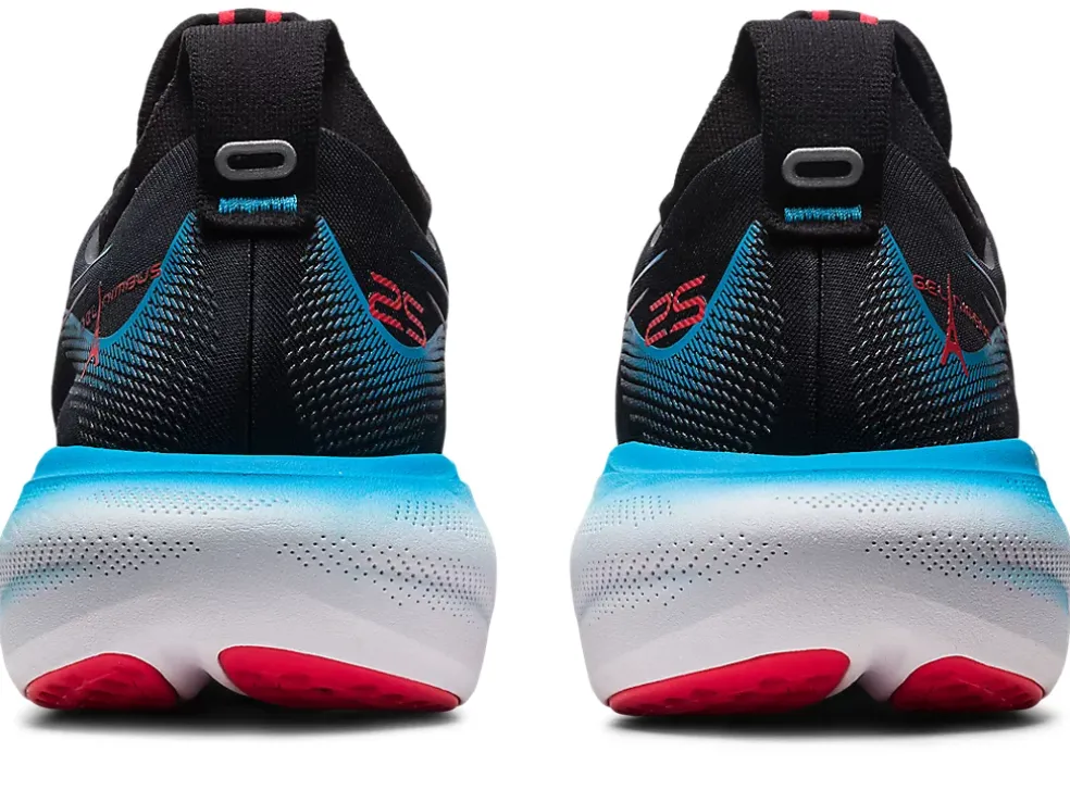 Flash Sale ASICS GEL-NIMBUS 25 Black/Electric Red