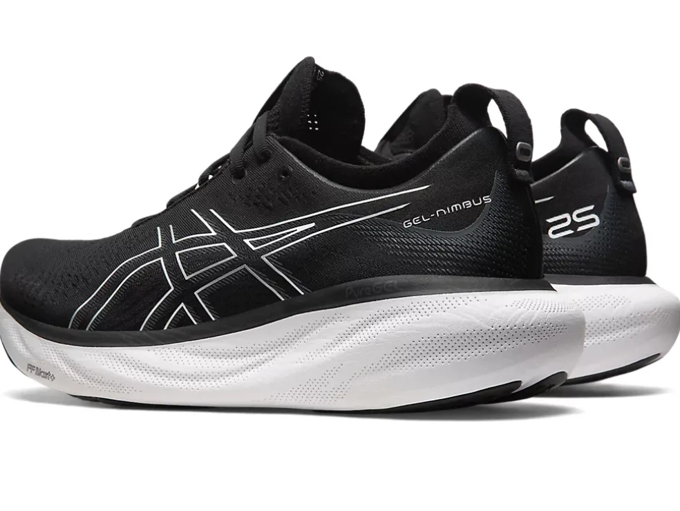 Fashion ASICS GEL-NIMBUS 25 Black/Pure Silver