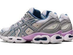 Shop ASICS GEL-NIMBUS 9 White/Mid Grey
