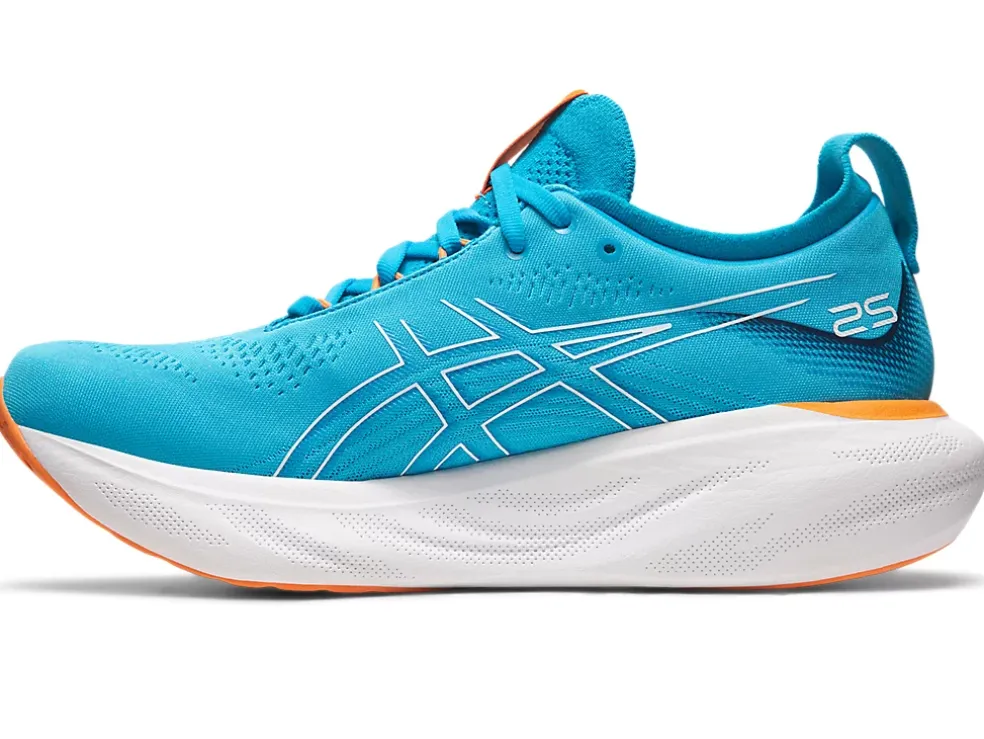 Store ASICS GEL-NIMBUS 25 Island Blue/Sun Peach