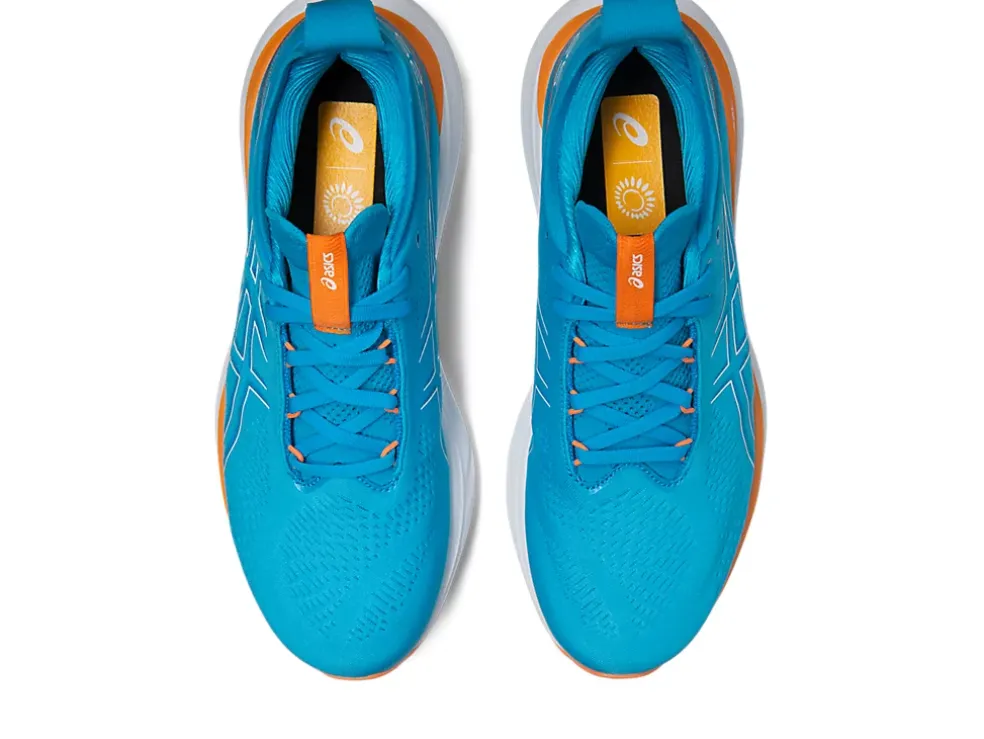 Store ASICS GEL-NIMBUS 25 Island Blue/Sun Peach
