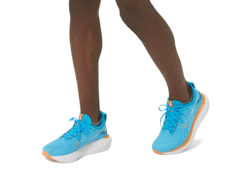 Store ASICS GEL-NIMBUS 25 Island Blue/Sun Peach