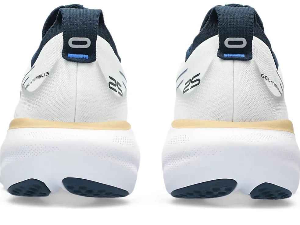 New ASICS GEL-NIMBUS 25 White/Illusion Blue