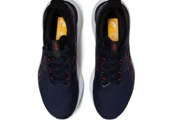 Shop ASICS GEL-NIMBUS 25 Midnight/Electric Red