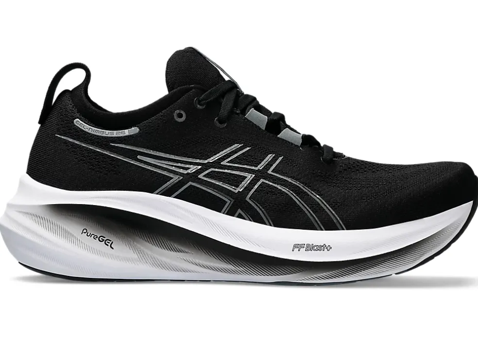 Online ASICS GEL-NIMBUS 26 EXTRA WIDE Black/Graphite Grey