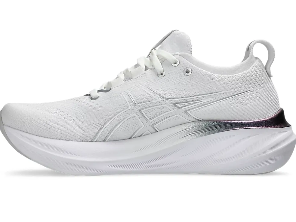 Sale ASICS GEL-NIMBUS 26 PLATINUM Real White/Pure Silver