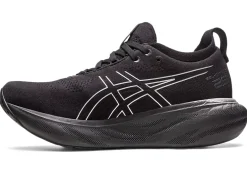 Best Sale ASICS GEL-NIMBUS 25 PLATINUM Black/Pure Silver