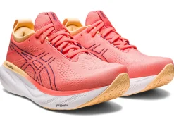 Fashion ASICS GEL-NIMBUS 25 WIDE Papaya/Dusty Purple
